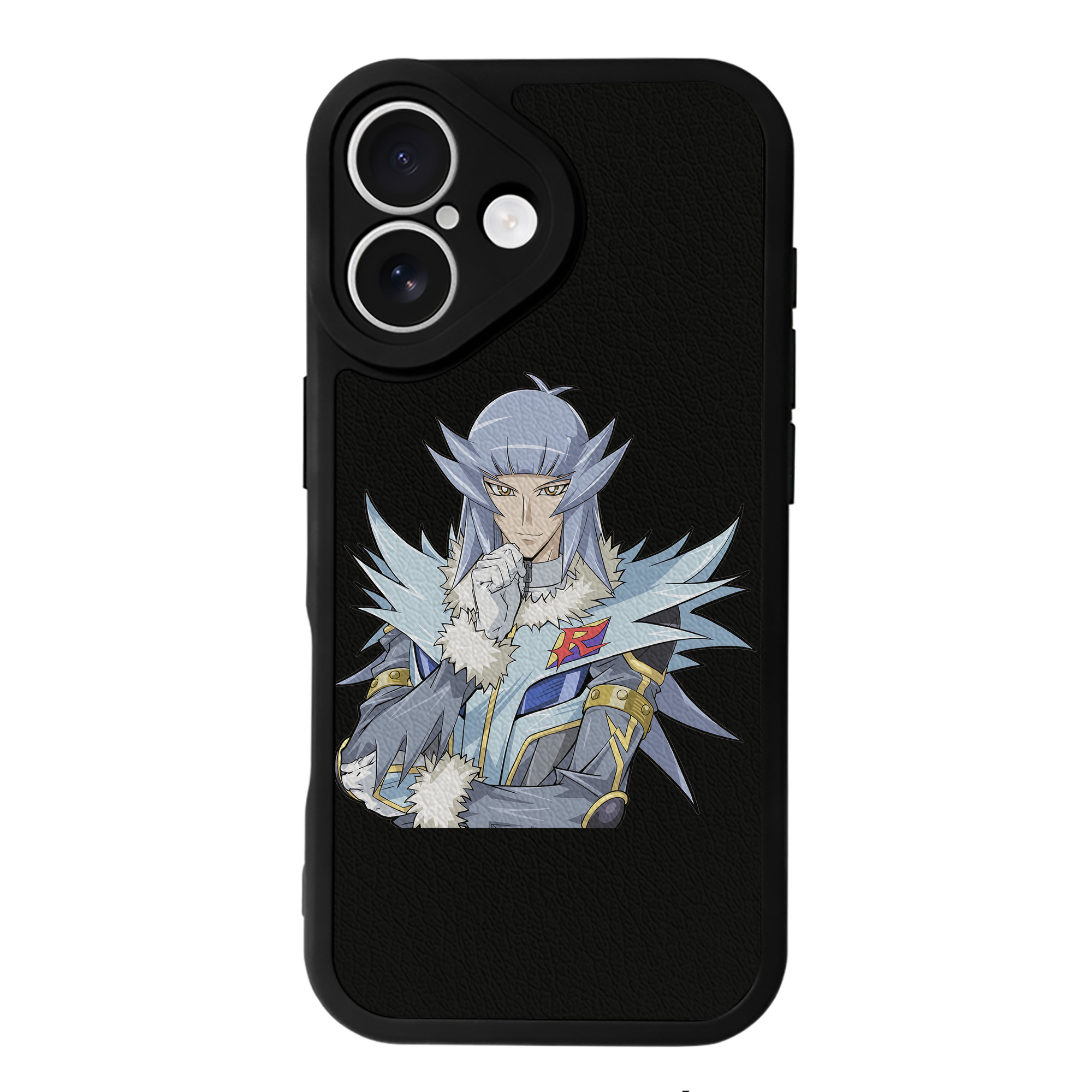 （画像用） 遊☆戯☆王 Yu-Gi-Oh! 【iPhone 16シリーズ対応】シリコンスマホケース（レザー調） 材質：シリコン